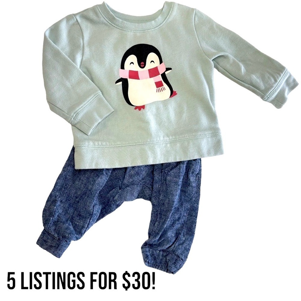5/$30 Baby Girl 6 Months Matching Outfits